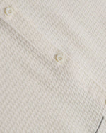 Floral embroidered long-sleeved shirt