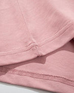 콘트라스트 컬러 캐주얼 프린트 반팔