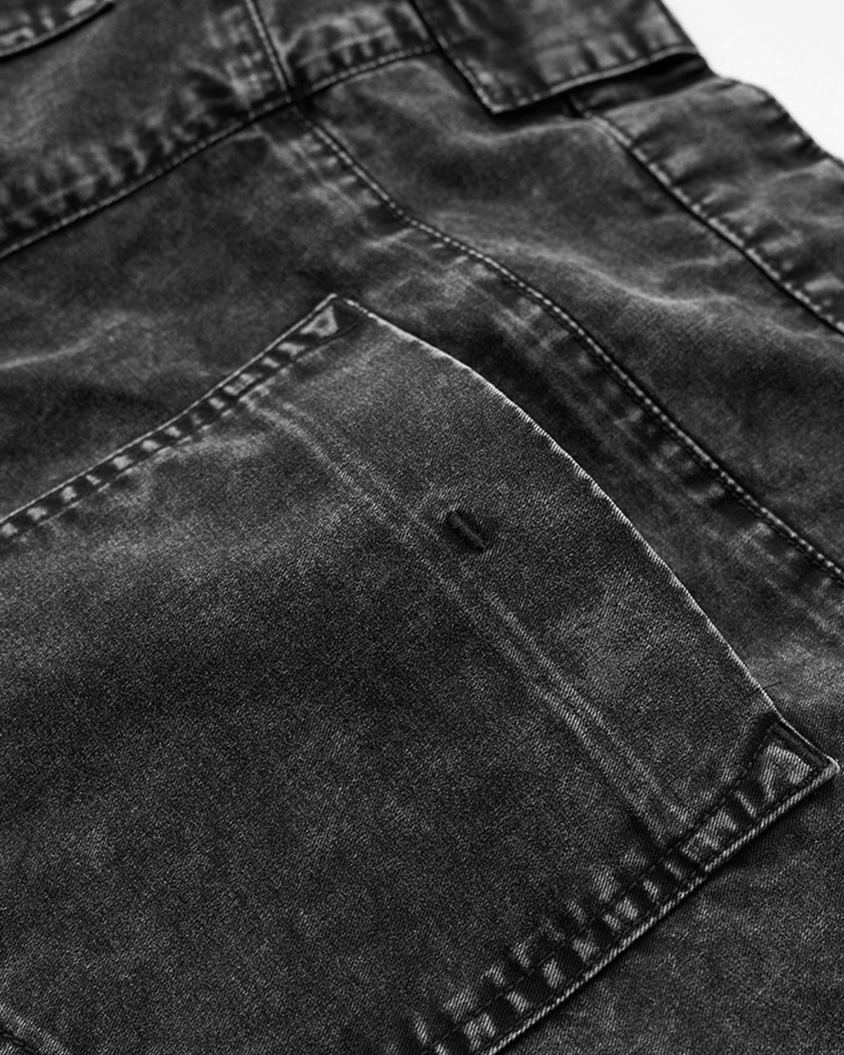 Distressed cropped trousers