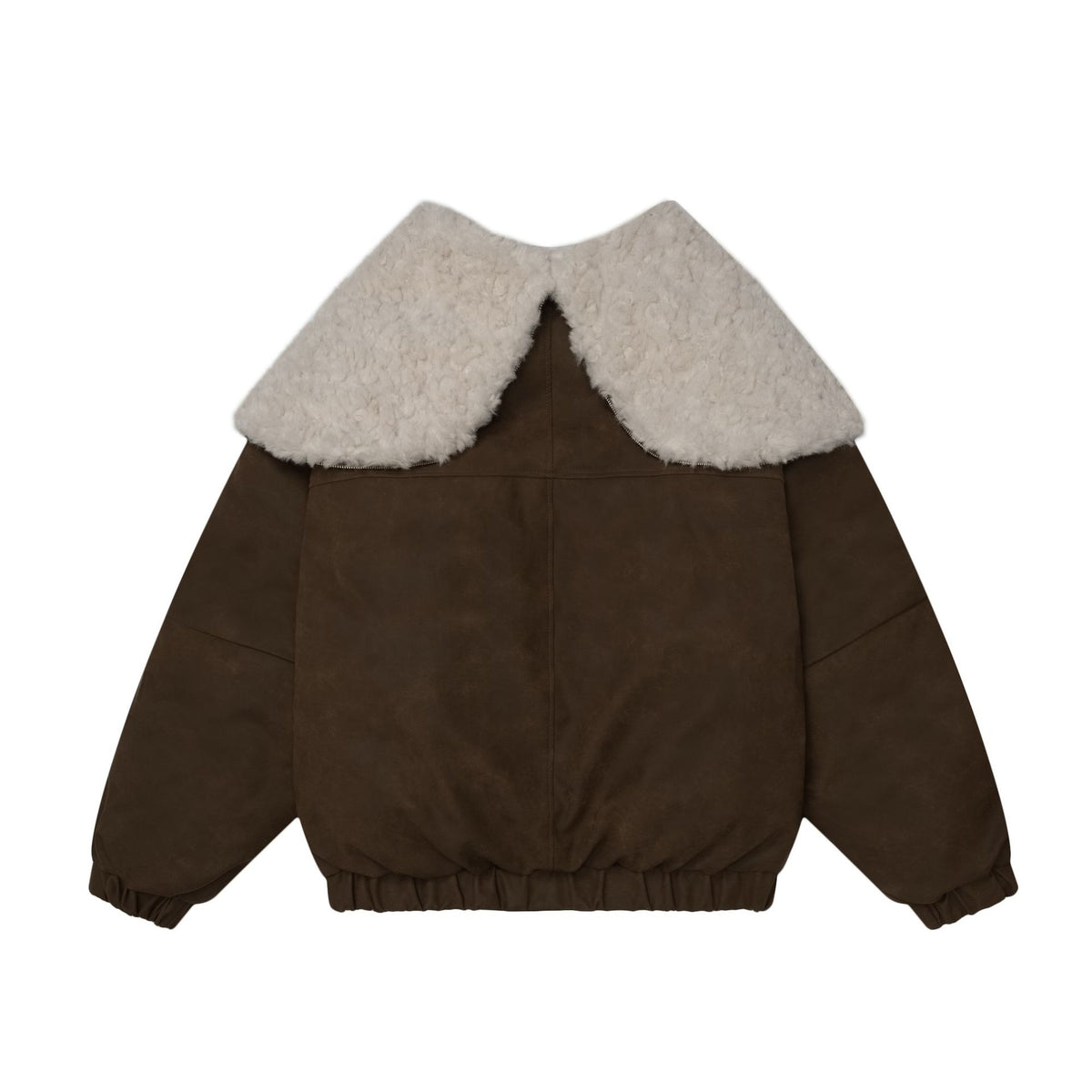 Retro hooded fur coat