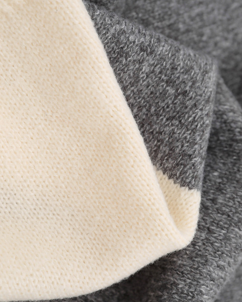 企鵝提花情侶外套