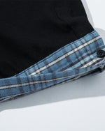 라펠 프린트 반소매