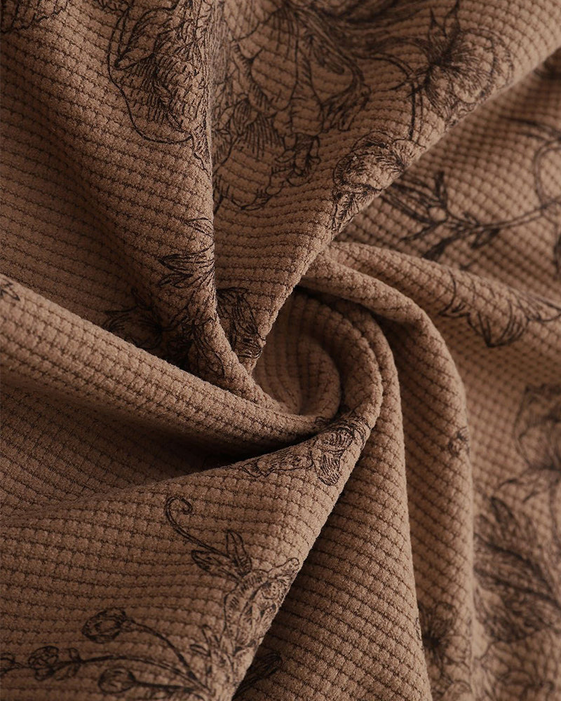 Floral Tie Long Sleeve Shirt