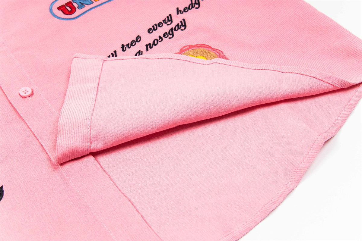 Funny flower short-sleeved shirt