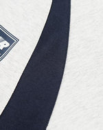 Colorblocked round neck short sleeves