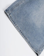 Studded distressed capri pants