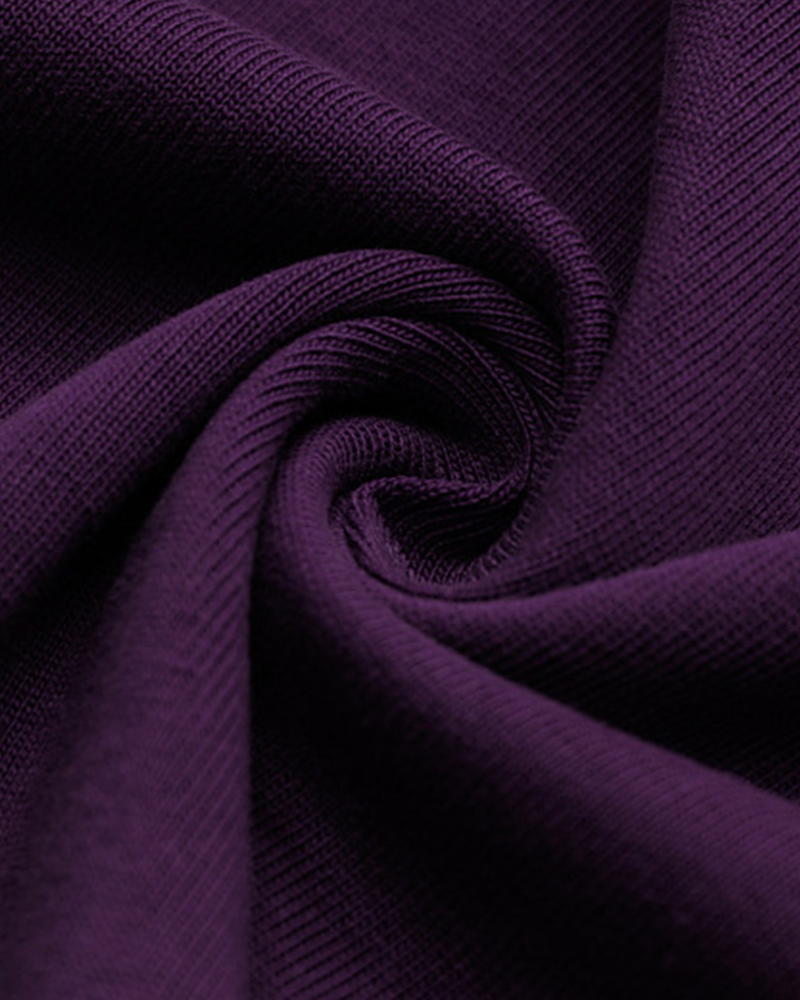 레트로 콘트라스트 프린트 반소매