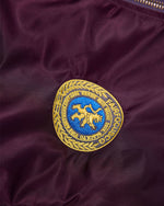 Unique color-blocked cotton-padded jacket