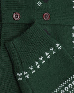 Striped knit cardigan with a relaxed feel (women's)