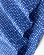 復古格子長袖襯衫