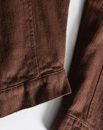 Patchwork lapel coat