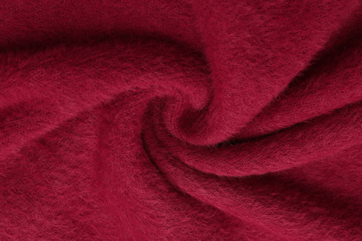 可愛刺綉配圍巾毛衣