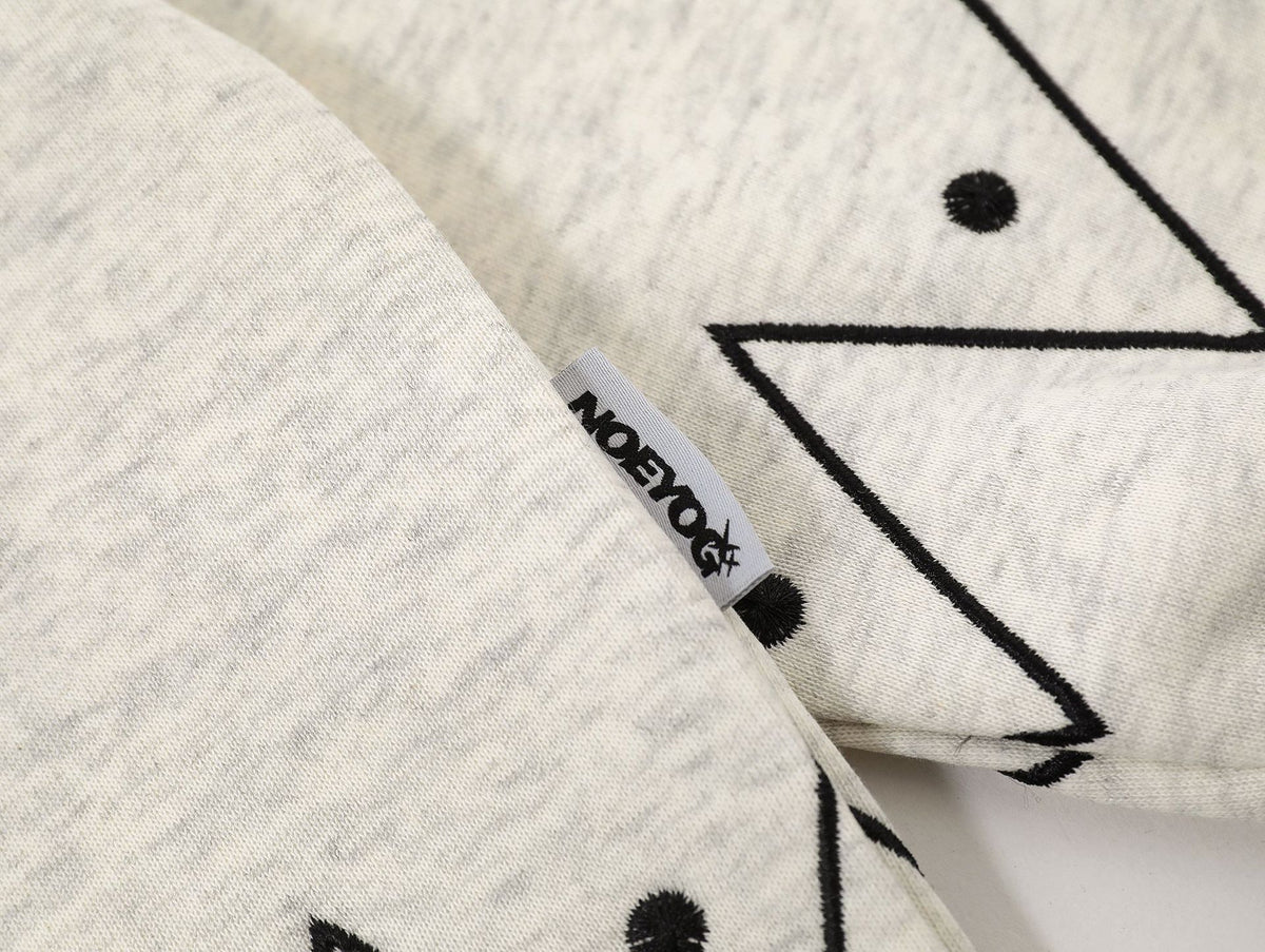 Retro fake two piece sweatshirt