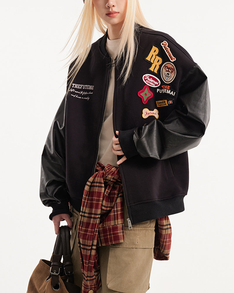 刺綉棒球服外套