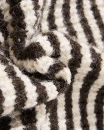 Color-blocked striped sweater