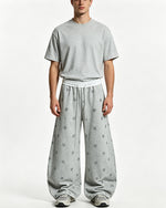 Star-print sweatpants