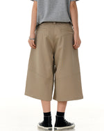 Loose straight pants