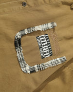 Retro patchwork casual shirt