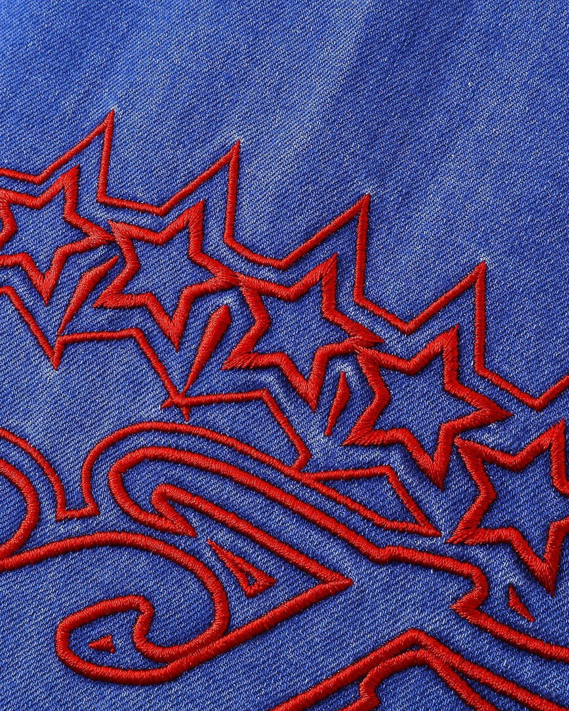 빈티지 워시드 자수 반팔