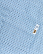 Casual striped short-sleeved shirt