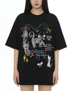 Retro casual short sleeves