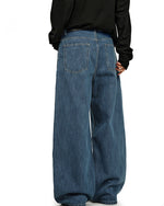 Wide-leg casual jeans