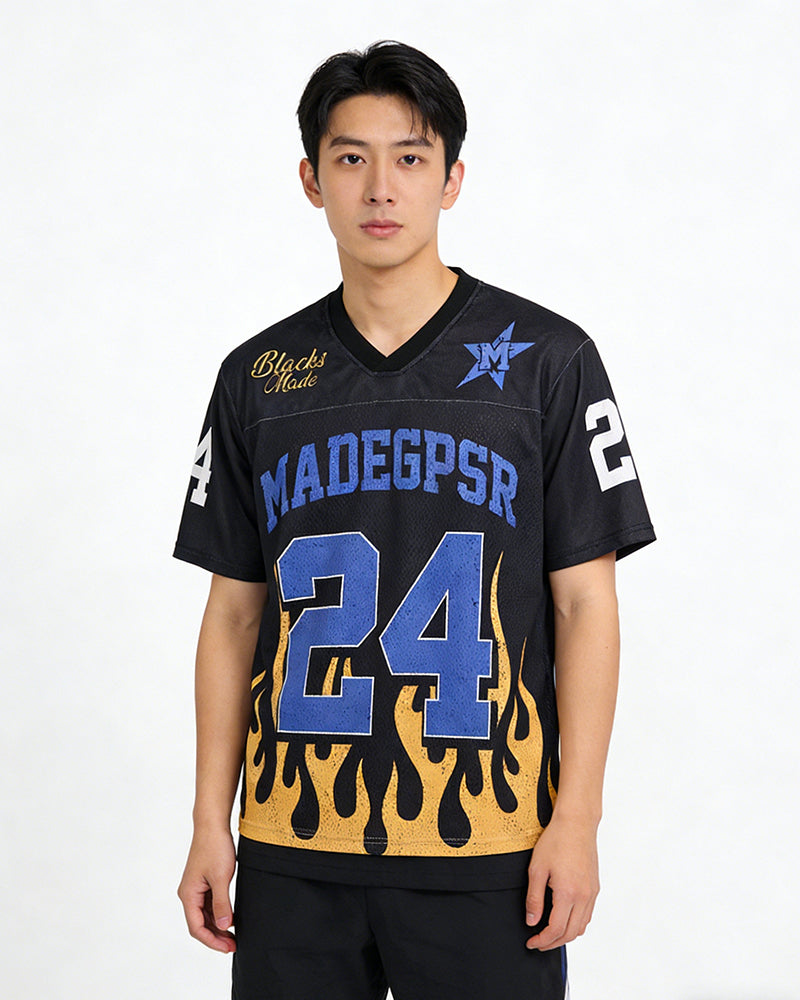 Retro sports short sleeves