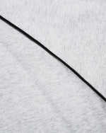 Lettering print half-zip short sleeves