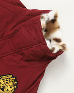 機車刺綉棉服外套