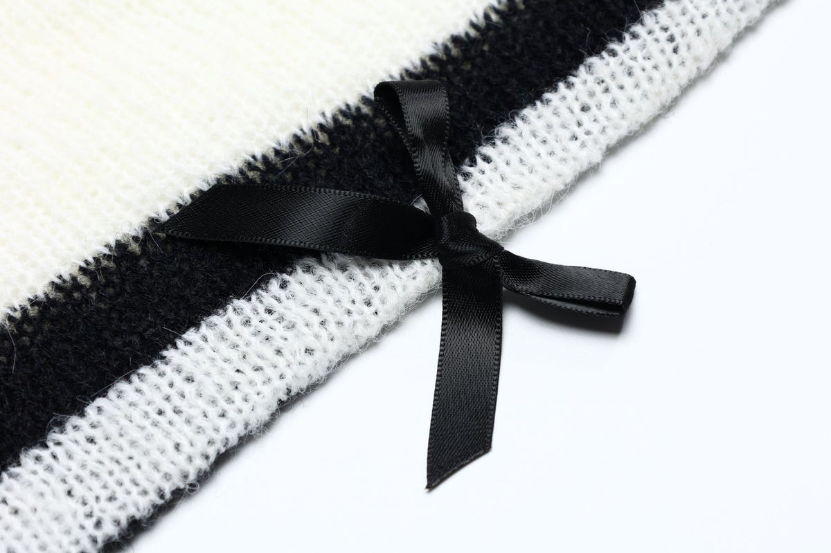 復古刺綉針織毛衣