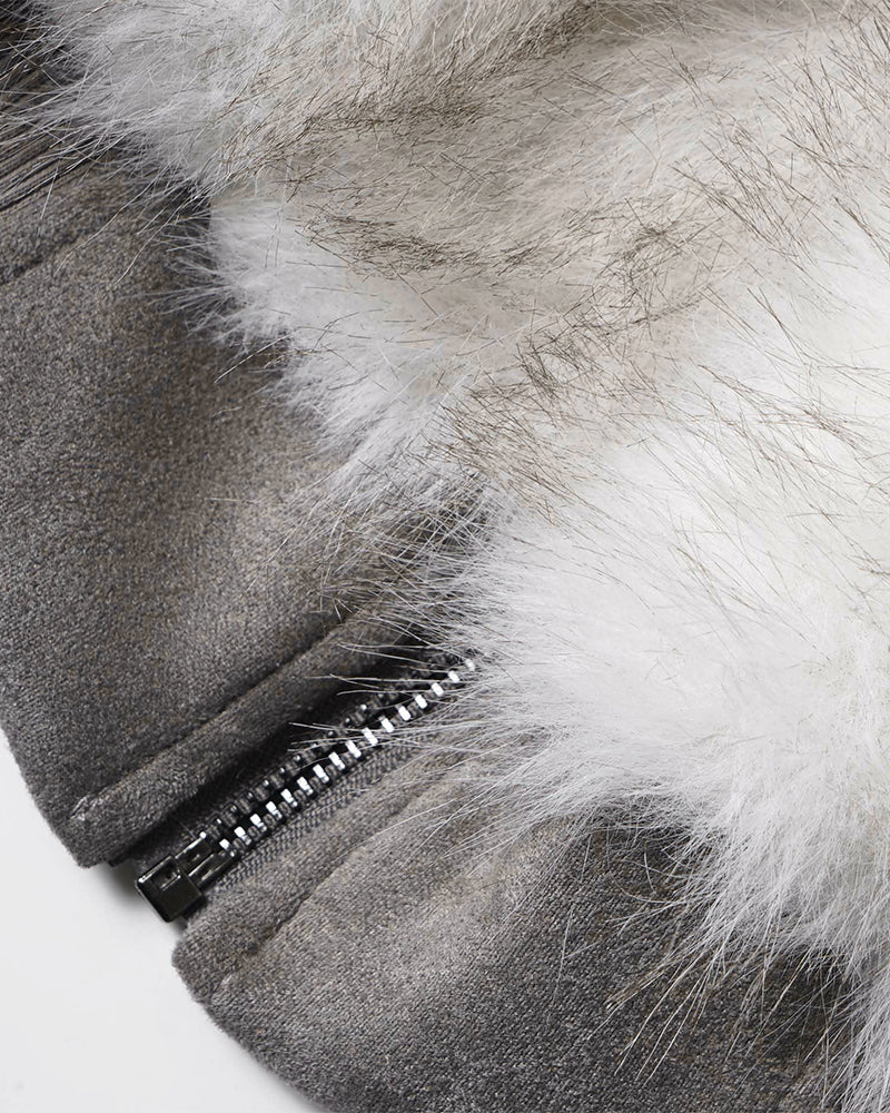 Reversible cotton-padded jacket