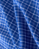 復古格子長袖襯衫