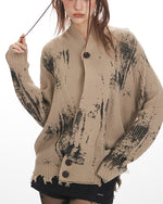 扎染針織外套(女款)