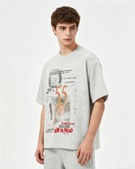 Retro casual short-sleeved shirt