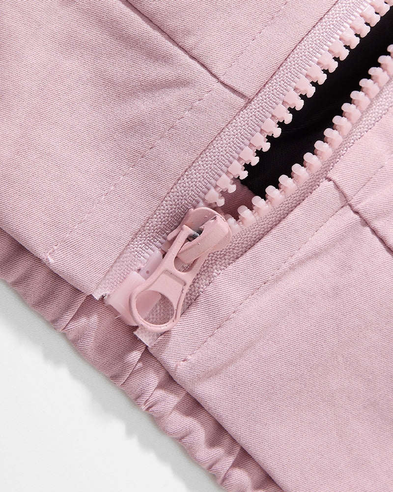 Retro patchwork couple jackets