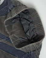 Contrast color patchwork casual jacket