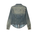 Retro denim casual shirt (women's style)