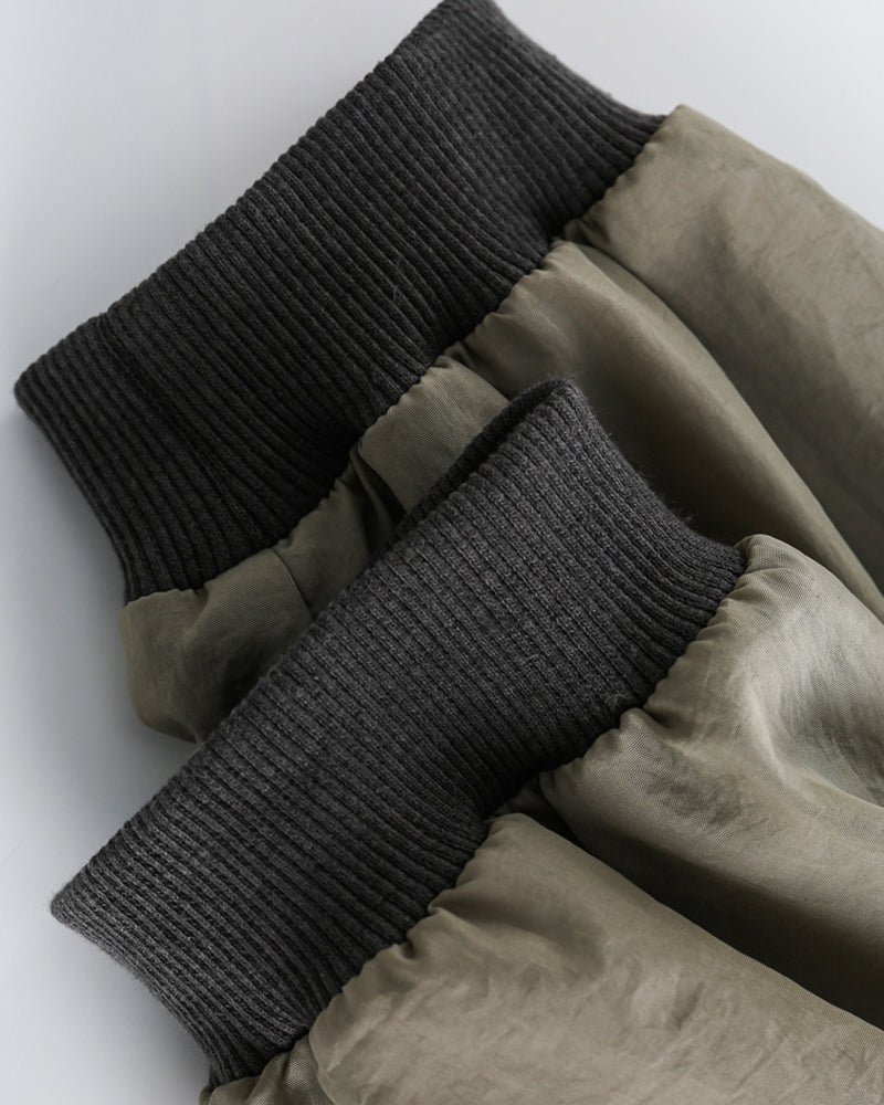 Printed patchwork sweatshirt