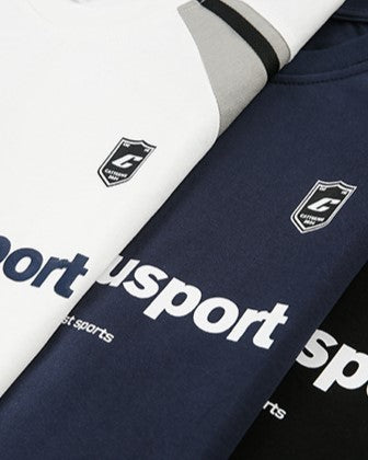 Colorblocked round neck short sleeves