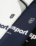 Colorblocked round neck short sleeves