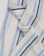 Retro striped short-sleeved shirt