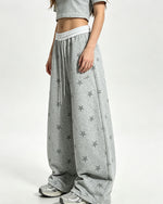 Star-print sweatpants