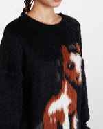 크루넥 풀오버 스웨터