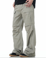 Multi-pocket casual trousers