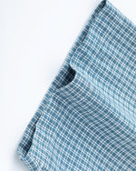 復古格紋短袖襯衫