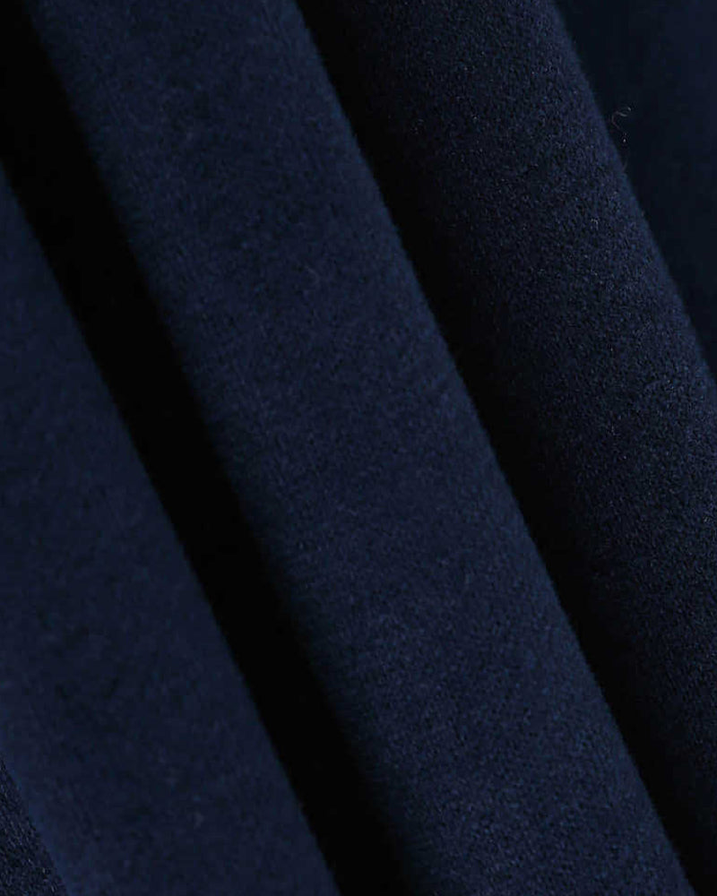 Color-blocked collared sweatshirt