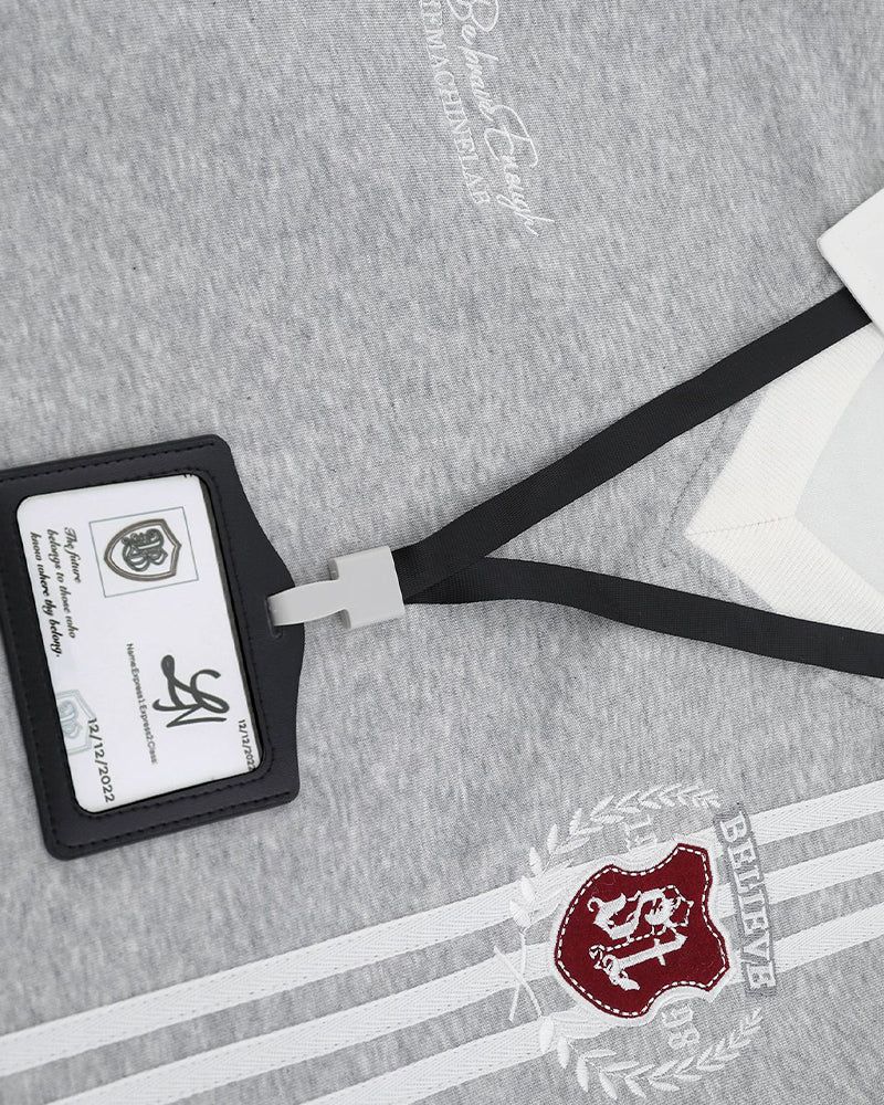 假兩件學院風衛衣