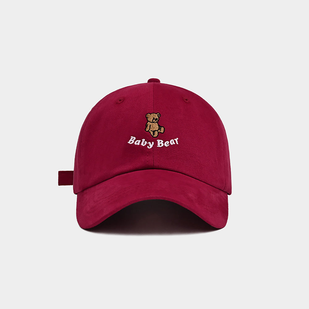 かわいいクマの野球帽