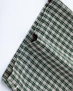 簡約格紋短袖襯衫