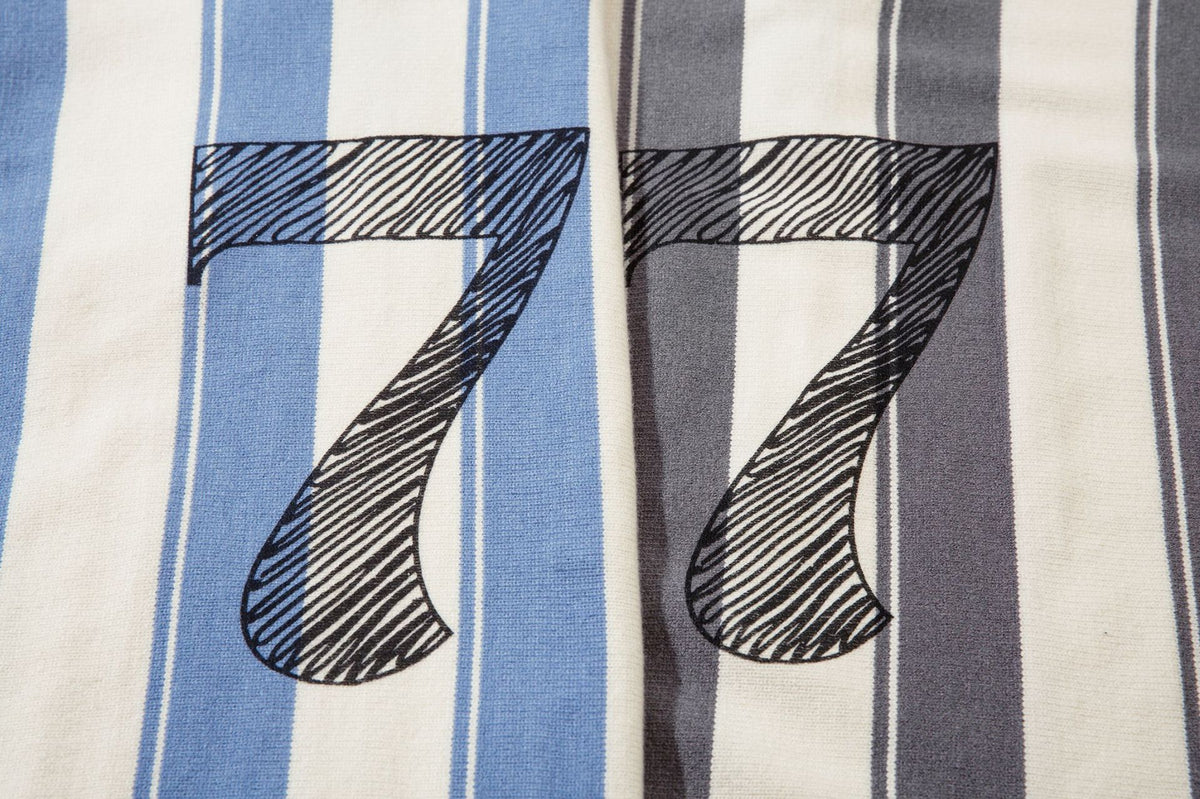 復古撞色條紋毛衣